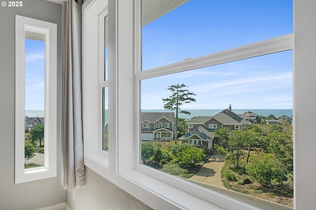 room details with a water view