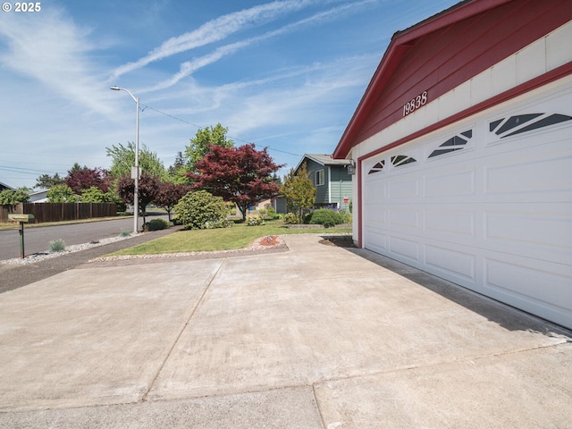 19838 NE Wasco St, Portland, OR 97230 - garage with concrete driveway