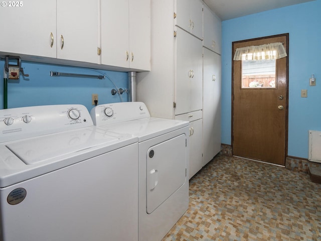 19838 NE Wasco St, Portland, OR 97230 - laundry room featuring cabinet space and independent washer and dryer