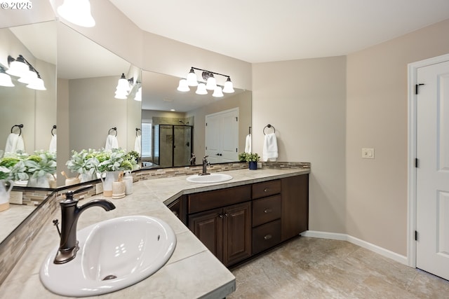 17007 NW Reuben Ln, Portland, OR 97229 - full bath featuring a stall shower and double vanity