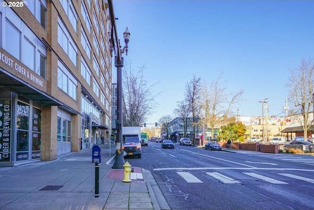 view of road