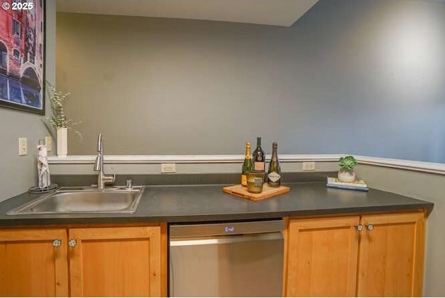 kitchen with dishwasher and sink