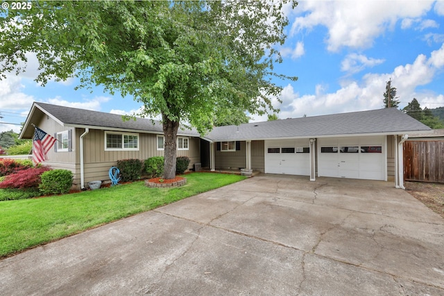 1808 S 4th St, Cottage Grove, OR 97424 - single story home with an attached garage and concrete driveway