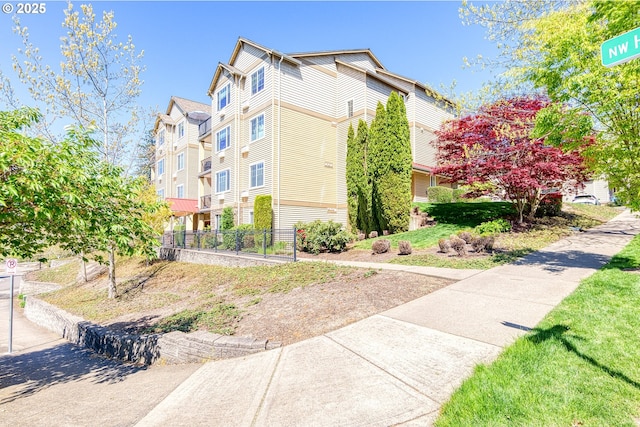 645 NW Falling Waters Ln Unit 303, Portland, OR 97229 - exterior space with fence