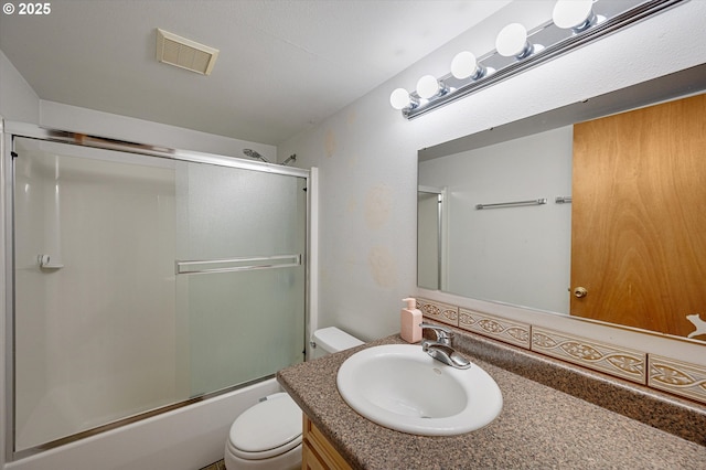 7817 N Washburne Ave, Portland, OR 97217 - bathroom with visible vents, toilet, and vanity