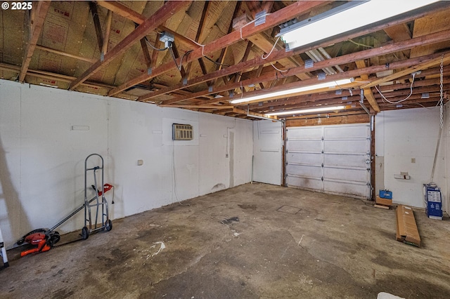 7817 N Washburne Ave, Portland, OR 97217 - garage with a wall mounted AC