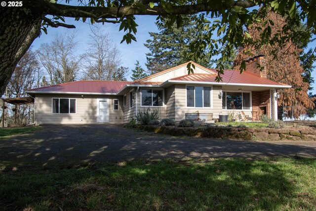 view of ranch-style house