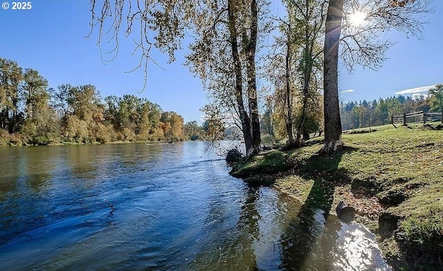 34643 Mountain View Pl NE, Albany, OR 97322 - water view with a heavily wooded area