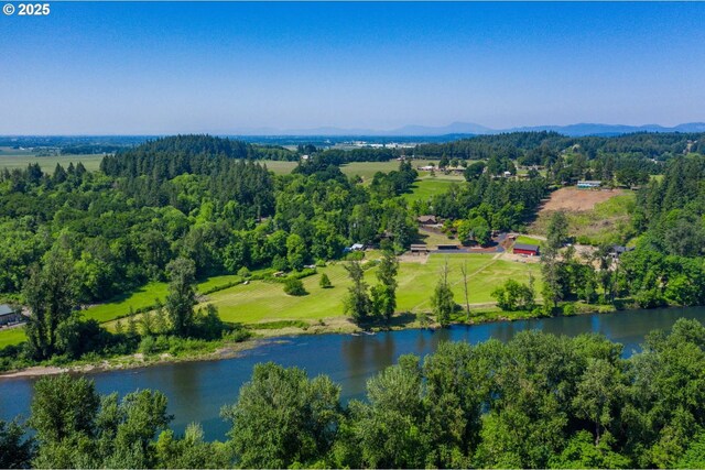 34643 Mountain View Pl NE, Albany, OR 97322 - bird's eye view of a water and mountain view