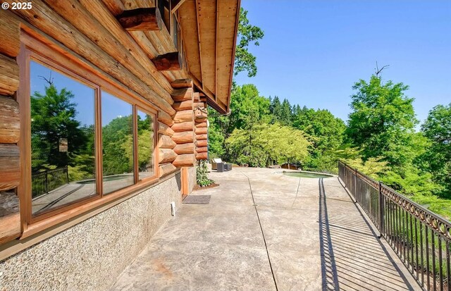 34643 Mountain View Pl NE, Albany, OR 97322 - view of patio with view of scattered trees