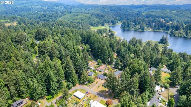 89311 Sutton Lake Dr, Florence, OR 97439 - aerial view of a forest and a water and mountain view