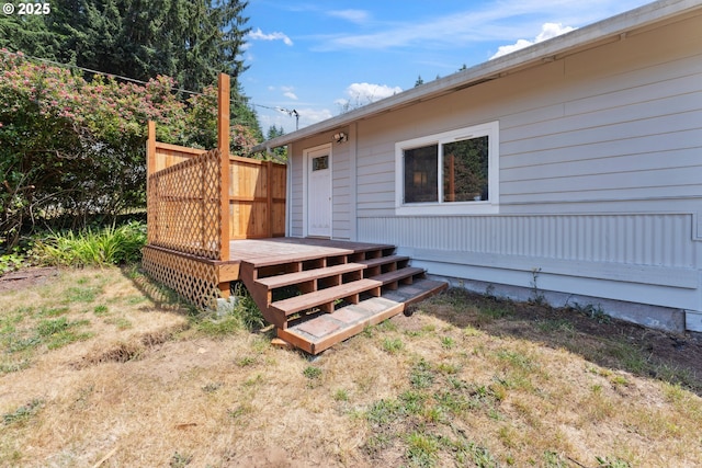 89311 Sutton Lake Dr, Florence, OR 97439 - view of side of property featuring a deck