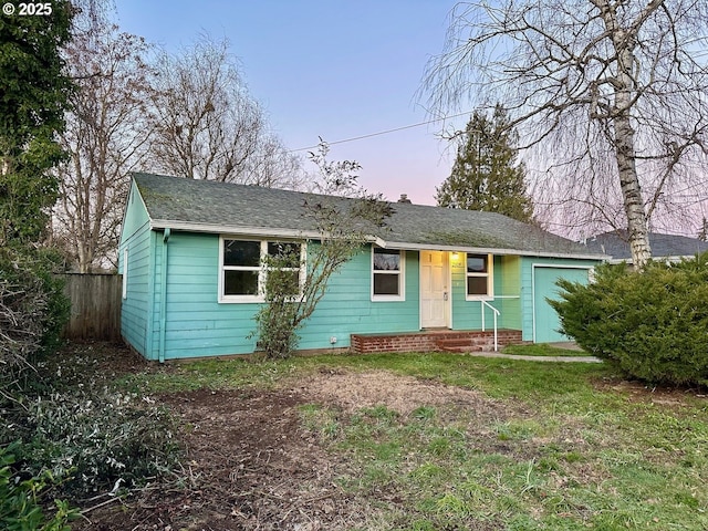 view of ranch-style house