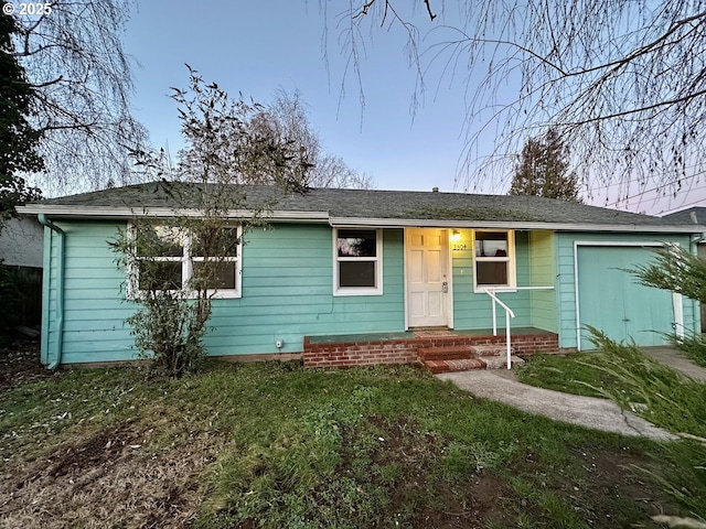 view of ranch-style house