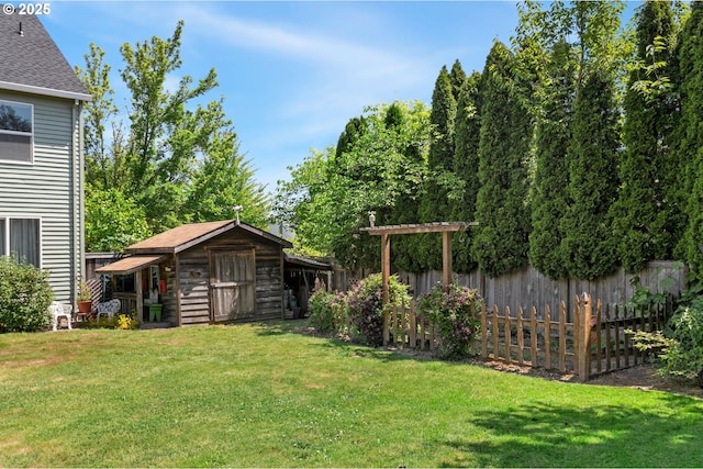 16295 NW Energia St, Portland, OR 97229 - view of yard with a storage shed