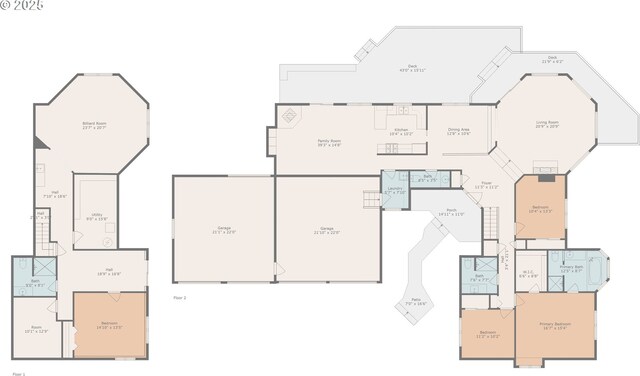 12028 SW Lesser Rd, Portland, OR 97219 - view of property floor plan