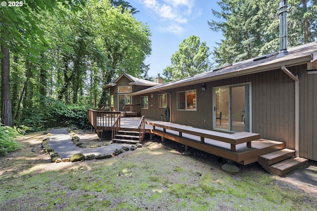 12028 SW Lesser Rd, Portland, OR 97219 - view of wooden terrace