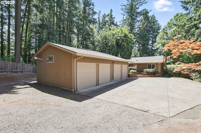 12028 SW Lesser Rd, Portland, OR 97219 - view of detached garage