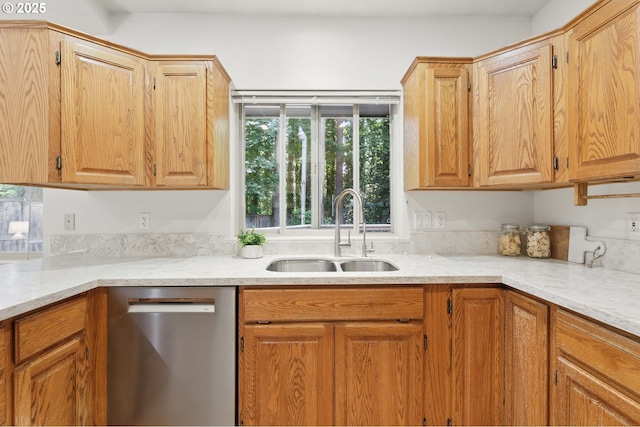 12028 SW Lesser Rd, Portland, OR 97219 - kitchen with stainless steel dishwasher and a sink