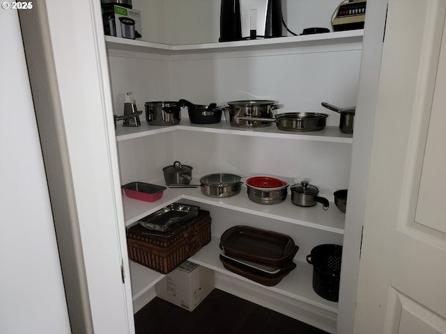 view of pantry