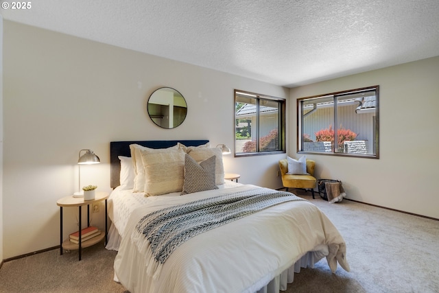 17141 Hofer Ct, Lake Oswego, OR 97034 - carpeted bedroom with baseboards and a textured ceiling
