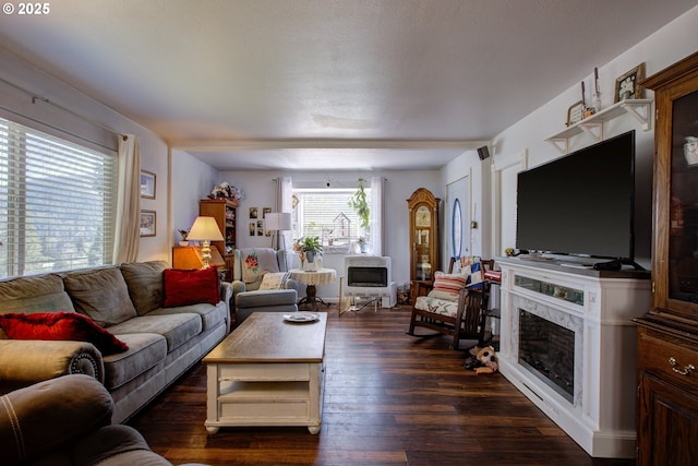 590 Fairchild St, Canyonville, OR 97417 - living area with dark wood-style floors