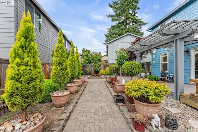 17948 SW Robert Ln, Beaverton, OR 97078 - fenced backyard featuring a pergola and a patio