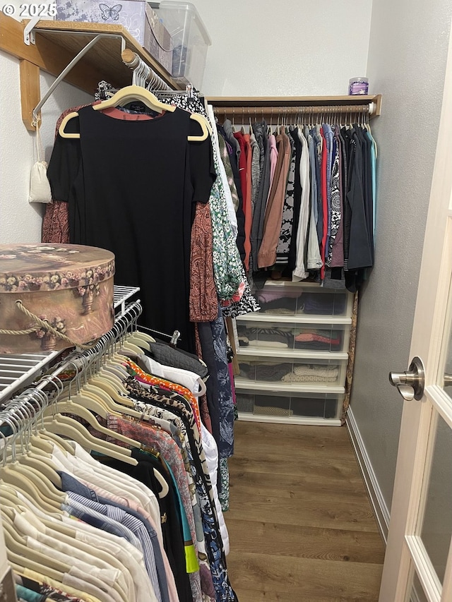 17948 SW Robert Ln, Beaverton, OR 97078 - spacious closet featuring wood finished floors