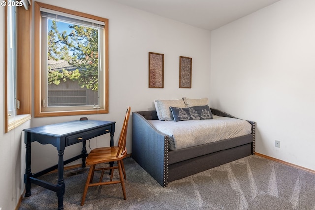 18144 Maury Mountain Ln, Sunriver, OR 97707 - bedroom featuring baseboards and carpet flooring