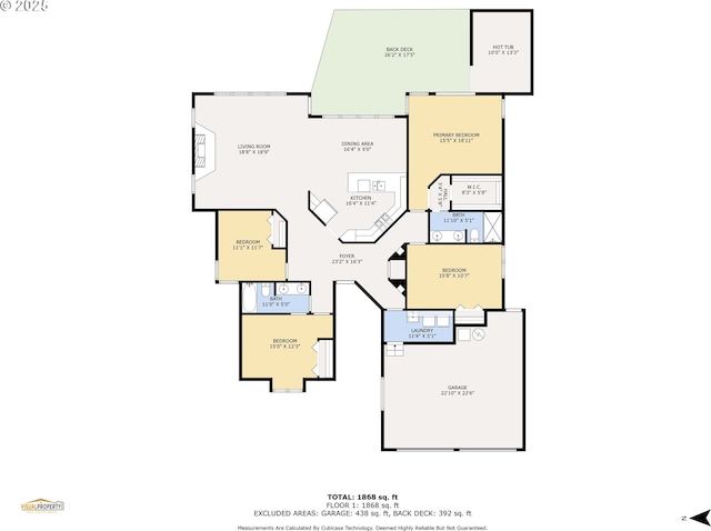 18144 Maury Mountain Ln, Sunriver, OR 97707 - plan