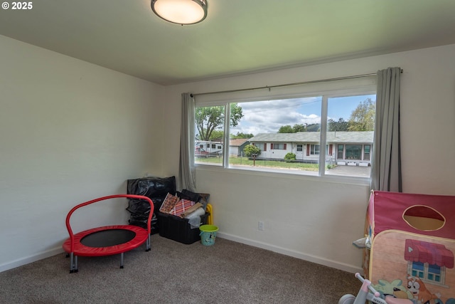 4033 Hanna St, Roseburg, OR 97471 - recreation room with baseboards and carpet flooring