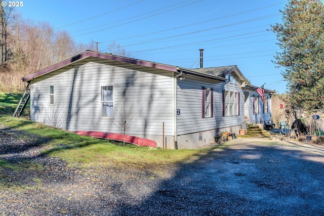 view of property exterior