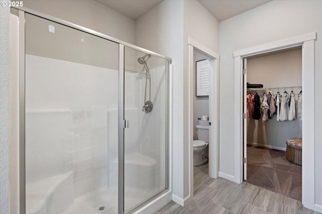 1939 Branch Creek Dr, Longview, WA 98632 - bathroom with a stall shower and a walk in closet