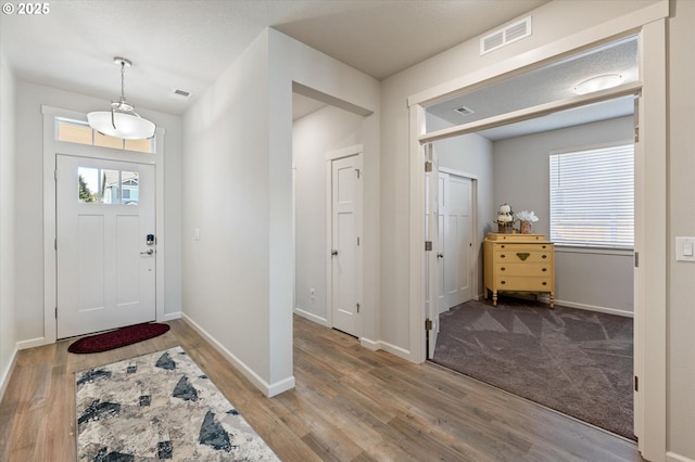 1939 Branch Creek Dr, Longview, WA 98632 - entrance foyer featuring wood finished floors and plenty of natural light