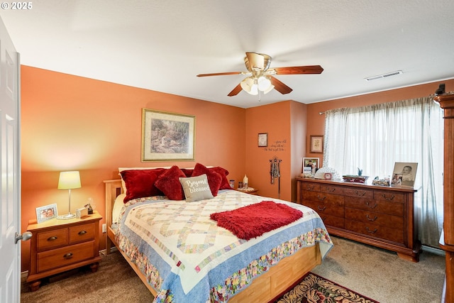 216 Churchill Downs St, Albany, OR 97322 - bedroom with carpet and a ceiling fan