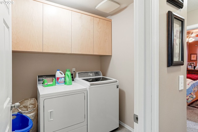 216 Churchill Downs St, Albany, OR 97322 - laundry room with cabinet space and washer and clothes dryer
