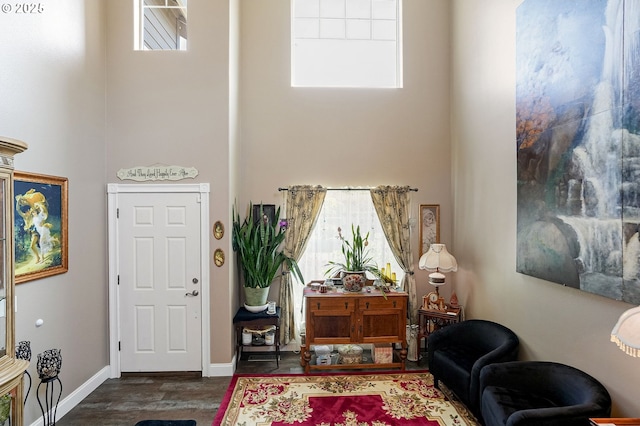 216 Churchill Downs St, Albany, OR 97322 - entrance foyer with a high ceiling and wood finished floors