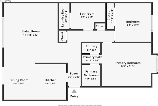12510 SE Stark St Unit H, Portland, OR 97233 - view of room layout