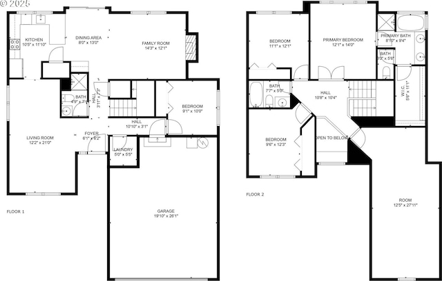 2462 NE 11th Ave, Hillsboro, OR 97124 - property floor plan