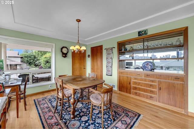 1815 SE 97th Ave, Vancouver, WA 98664 - dining area with a chandelier and light wood-type flooring