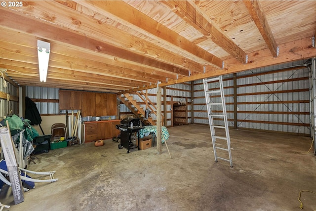 91256 Cape Arago Hwy, Coos Bay, OR 97420 - miscellaneous room featuring concrete floors