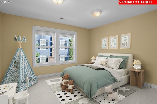 7917 NW Blue Pointe Ln, Portland, OR 97229 - carpeted bedroom featuring baseboards
