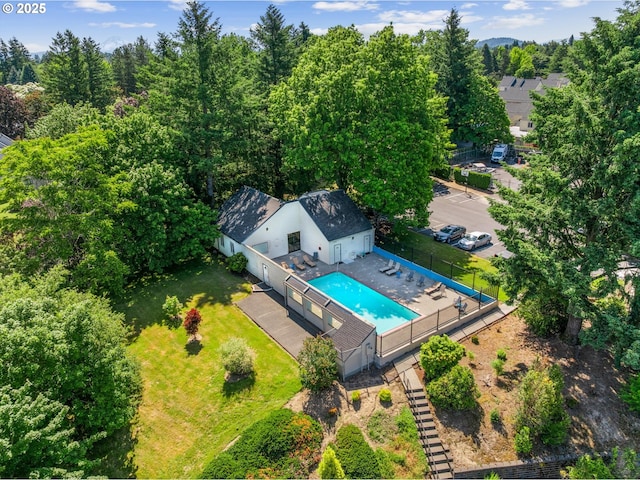 251 NE Village Squire Ave Unit 2, Gresham, OR 97030 - drone / aerial view of a pool