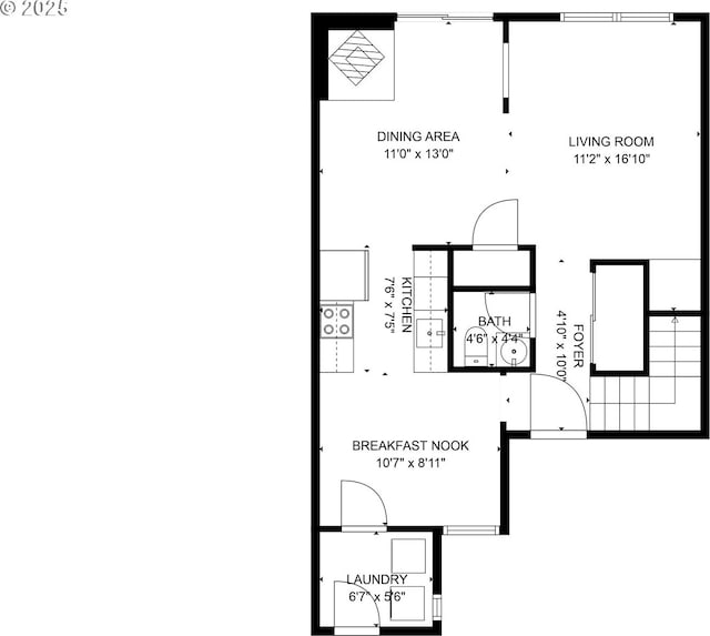 251 NE Village Squire Ave Unit 2, Gresham, OR 97030 - view of room layout