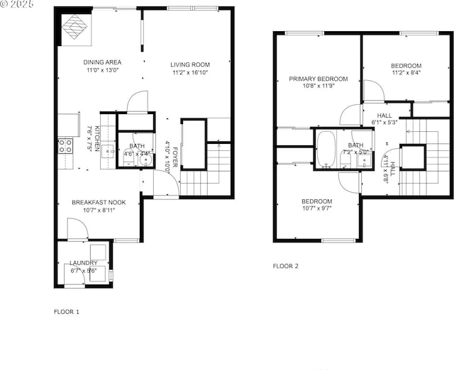 251 NE Village Squire Ave Unit 2, Gresham, OR 97030 - view of room layout