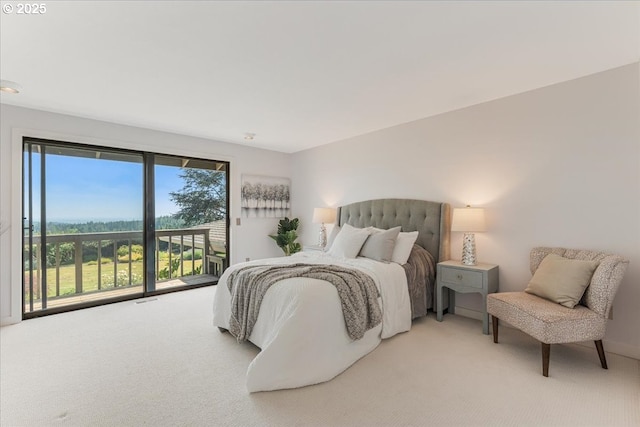 31430 NE Canter Ln, Sherwood, OR 97140 - bedroom with light carpet and access to exterior