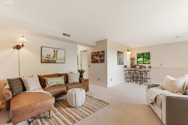 31430 NE Canter Ln, Sherwood, OR 97140 - carpeted living room with baseboards