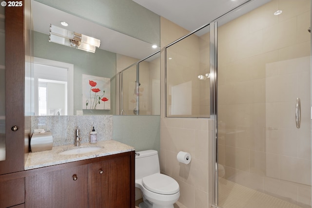 1001 NW Lovejoy St Unit 710, Portland, OR 97209 - bathroom featuring vanity and a shower stall