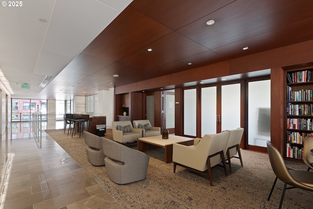 1001 NW Lovejoy St Unit 710, Portland, OR 97209 - community lobby with a wall of windows