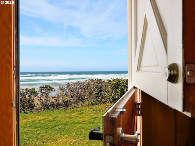 water view with nearby beach